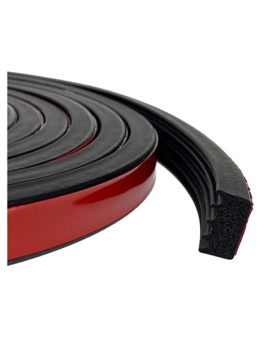 Sello de Goma Espuma EPDM Ctuoptuo 1.65m Aislamiento Climático
