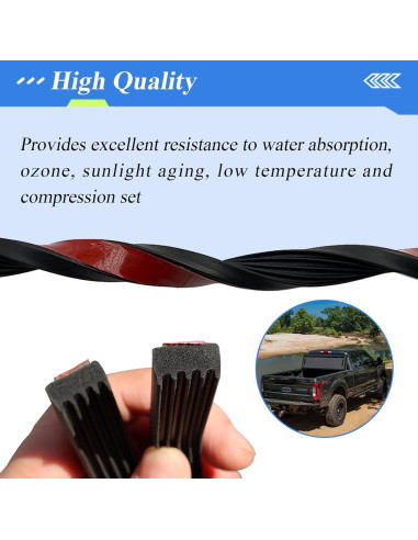 Sello de Goma Espuma EPDM Ctuoptuo 1.65m Aislamiento Climático