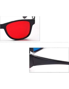 Gafas 3D Anáglifas Rojas y Azules Fansoftiks - 4 Piezas 2