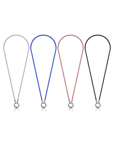 Soportes para Gafas Alrededor del Cuello 4 Pcs Nylon Metal