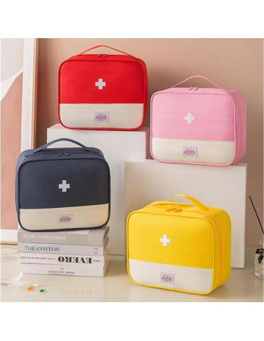 Bolsa de Primeros Auxilios Vacía Jipemtra Azul 26x12x21 cm