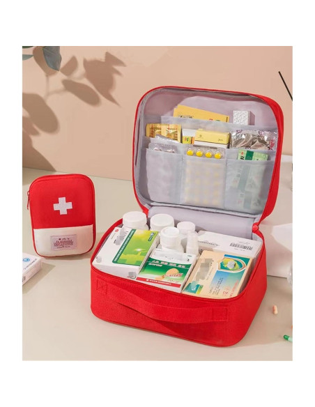 Bolsa de Primeros Auxilios Vacía Jipemtra Azul 26x12x21 cm