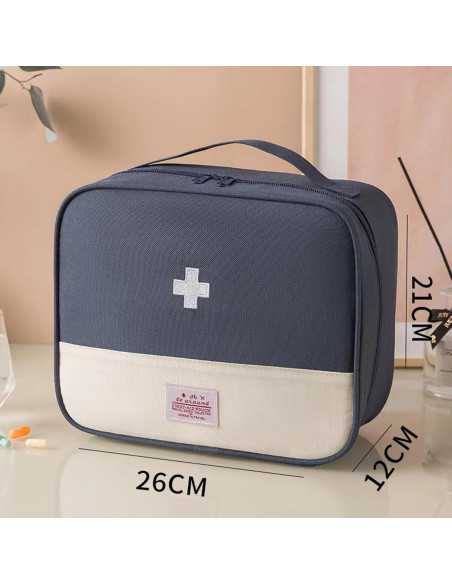 Bolsa de Primeros Auxilios Vacía Jipemtra Azul 26x12x21 cm