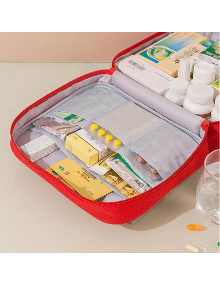 Bolsa de Primeros Auxilios Vacía Jipemtra Azul 26x12x21 cm