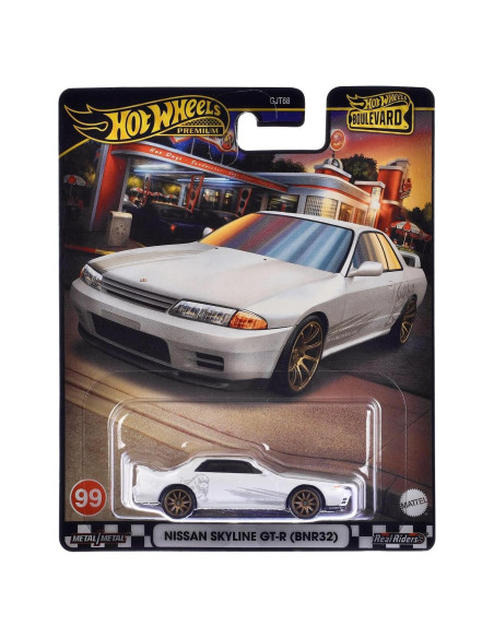 Hot Wheels Nissan Skyline GT-R Blanco 1:64 Escala Mattel