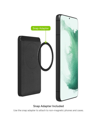 Cargador Inalámbrico Magnético Mophie Snap+ Juice Pack Mini 5000 mAh