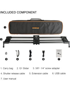 Deslizador Motorizado Inalámbrico Konova G1 120cm Carbono 2