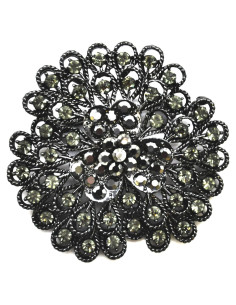 Broche de Rhinestone Belagio Enterprises 6.35 cm