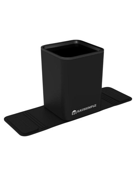 Basurero para Autos Haussimple Mediano Negro a Prueba de Fugas