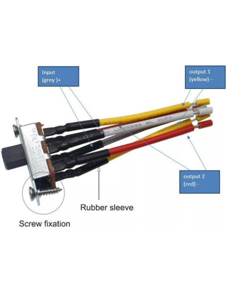 Interruptor Deslizante Inversa Ventilador Techo 6 Pines Well Tec