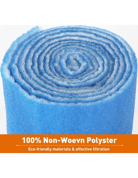 Filtros de Ventilación AQD 12x226 cm MERV 8 - Rollo 30+ Filtros