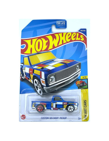 Hot Wheels Custom '69 Chevy 2022 - Art Cars Azul 4/10