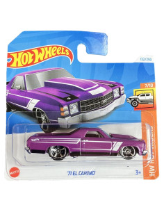 Hot Wheels El Camino 1971 Púrpura Diecast 1:64 Edición Limitada