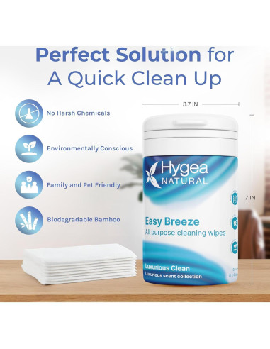 Toallitas de Limpieza Multiusos EasyBreeze - 50 Unidades
