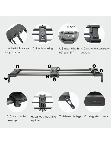 Deslizador Motorizado Inalámbrico Konova G1 120cm Carbono