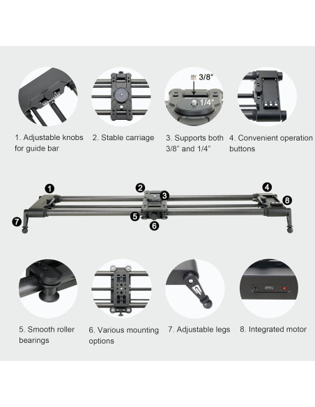Deslizador Motorizado Inalámbrico Konova G1 120cm Carbono