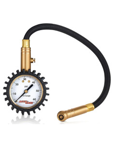 Medidor de Presión de Neumáticos Accu-Gage 60 PSI con Manguera