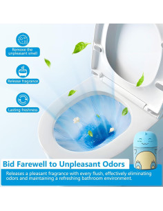 Limpiador de Inodoro Rilafuvu Dinosaurio Azul 283g Automático 2