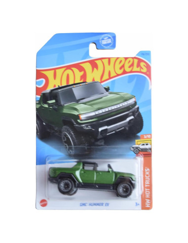 Hot Wheels GMC Hummer EV 1:64 Mattel Verde Metal-Plástico