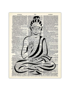 Póster de Arte de Pared Buddha Zen 20x25 cm - Impresión Espiritual