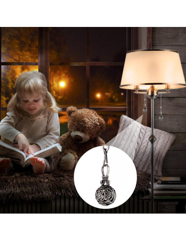 4 Cadenas de Tirar para Ventilador de Techo Yaomiao 34 cm Cobre Negro