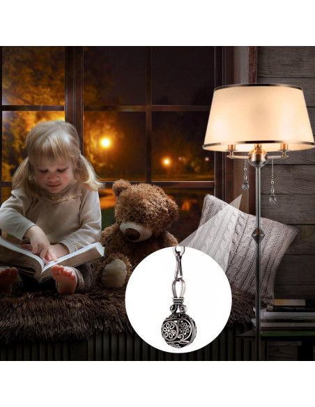 4 Cadenas de Tirar para Ventilador de Techo Yaomiao 34 cm Cobre Negro