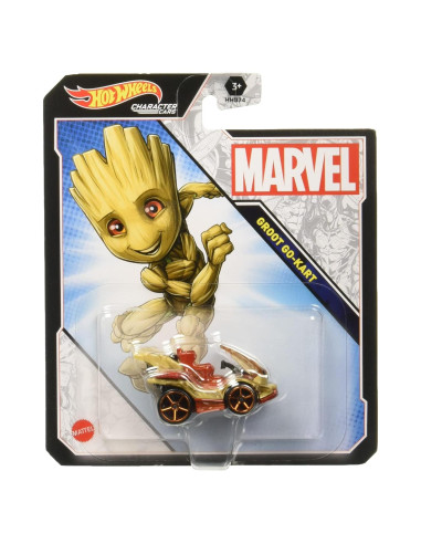 Hot Wheels Vehículo de Personaje Marvel Groot 1:64