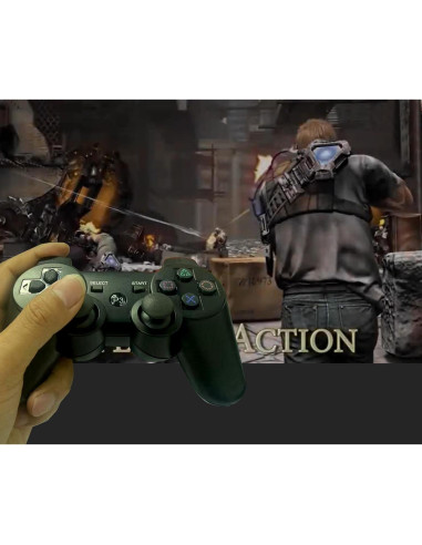 Controlador Inalámbrico 2.4G Guil Vim para PS3/PC con Vibración