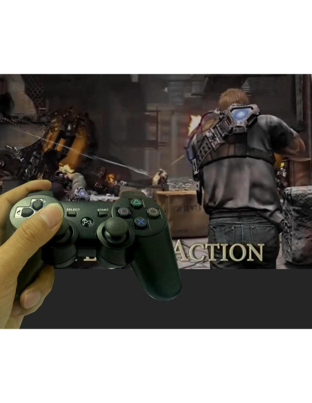 Controlador Inalámbrico 2.4G Guil Vim para PS3/PC con Vibración