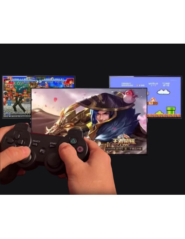 Controlador Inalámbrico 2.4G Guil Vim para PS3/PC con Vibración