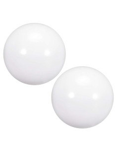Mango de Joystick Esférico uxcell 35mm Reemplazo Arcade Blanco 2Pcs