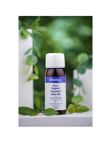 Aceite de Oliva Ozonizado Orgánico Simply O3 59 ml para Piel