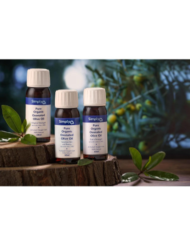 Aceite de Oliva Ozonizado Orgánico Simply O3 59 ml para Piel