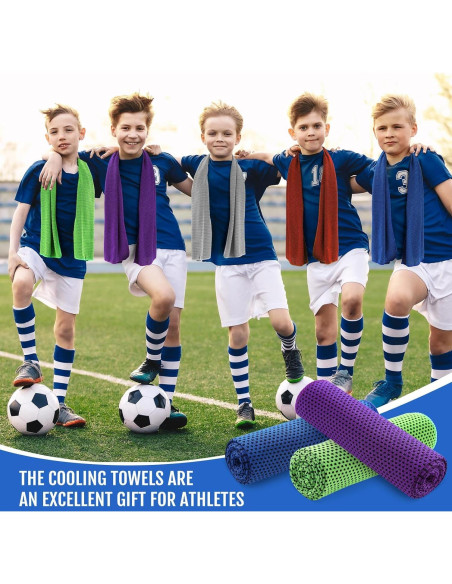 Toallas Enfriadoras Hosuly 12 Piezas 30x100 cm Microfibra