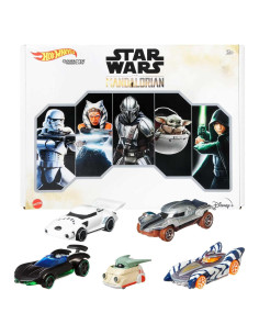 Hot Wheels Star Wars El Mandaloriano 5 Autos Personajes