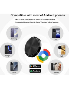 Etiqueta de Rastreo Youmeet para Android - Negro, 1 Paquete 2