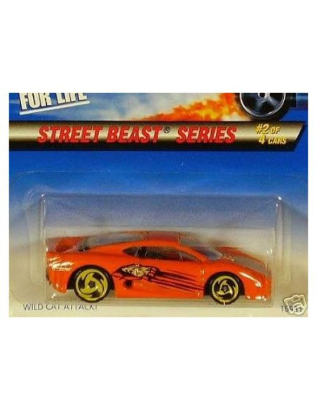 Coche de Fundición Hot Wheels Jaguar XJ220 1997 1:64