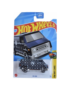 Hot Wheels Furgoneta de los 70 Azul 1:64 Mattel