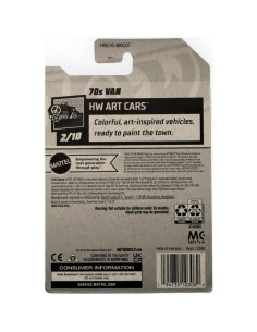 Hot Wheels Furgoneta de los 70 Azul 1:64 Mattel 2