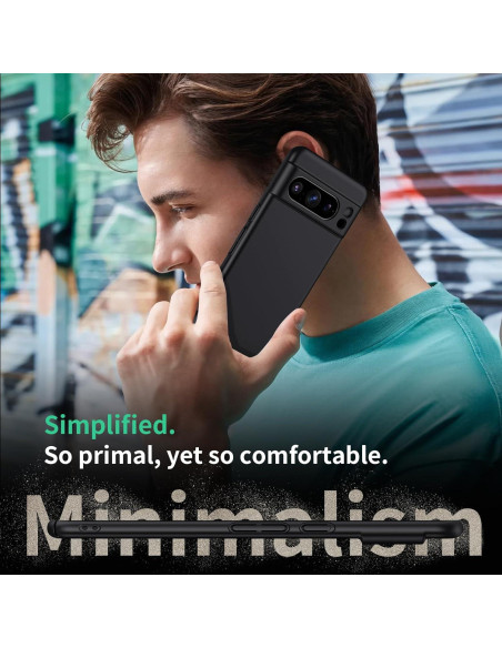 Funda Magnética Ultra Fina GRECAZO para Google Pixel 8 Pro - Negro Funda Magnética Ultra Fina GRECAZO para Google Pixel 8 Pro - Negro