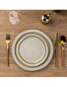 Conjunto de Vajilla de Cerámica AmorArc 12 Piezas para 4 Personas 2