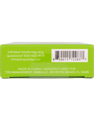 Tiras Blanqueadoras de Dientes Zimba 28.35g Sabor Coco