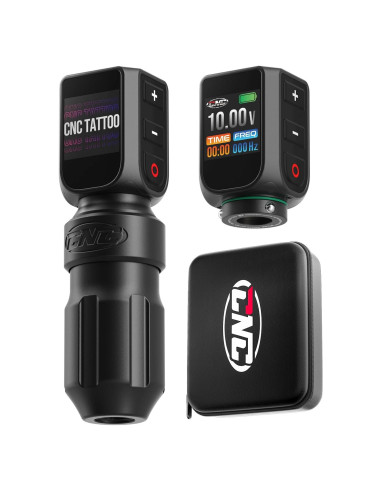 Máquina de Tatuaje Inalámbrica CNC E77PRO con Baterías Duales