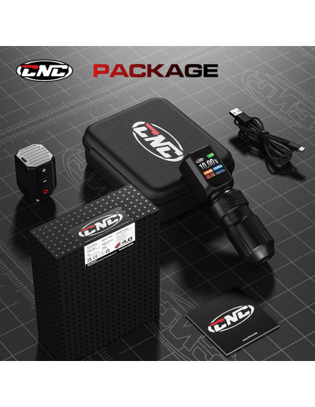 Máquina de Tatuaje Inalámbrica CNC E77PRO con Baterías Duales