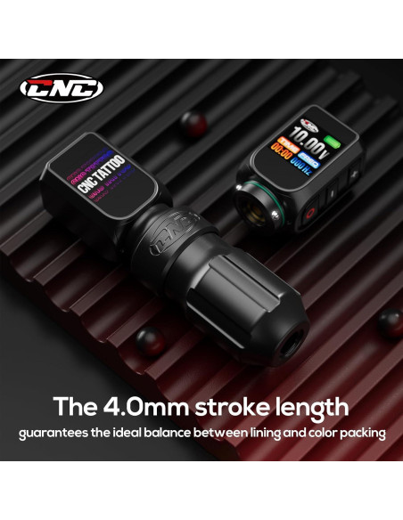 Máquina de Tatuaje Inalámbrica CNC E77PRO con Baterías Duales