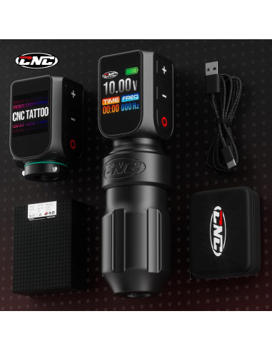 Máquina de Tatuaje Inalámbrica CNC E77PRO con Baterías Duales