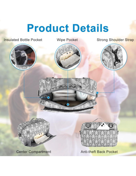 Organizador de Carrito Accmor AC8440-Arrow con Portavasos Aislado