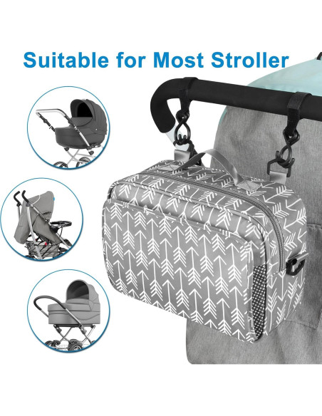 Organizador de Carrito Accmor AC8440-Arrow con Portavasos Aislado