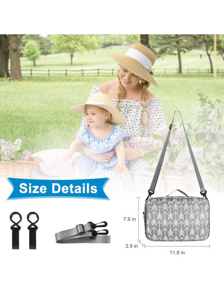 Organizador de Carrito Accmor AC8440-Arrow con Portavasos Aislado