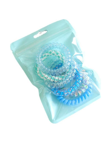 Coletas de Pelo Espirales Chuchu, 6pcs Multicolor para Mujeres